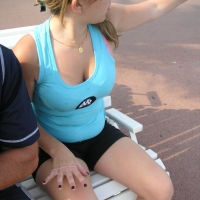 Girl leaning over to show off her nice tits while sitting on a bench MJ99_PICT0061.jpg
