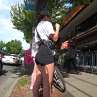 Asian spandex hottie