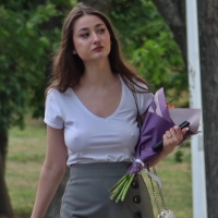 Braless brunette babe (part 2)