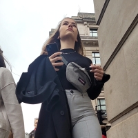 Grey pants beauty