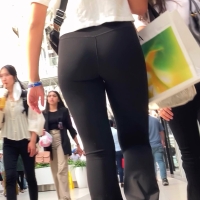 Cute leggings girl