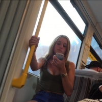 Beautiful teen in shorts