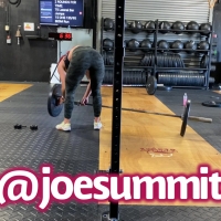 Athletic redhead at the gym