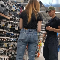 Slim jeans booty