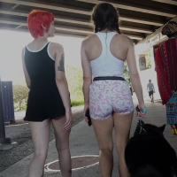 Spandex asses