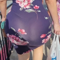 Phat ass in see through (vertical)