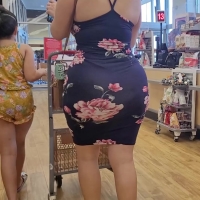 Phat ass in see through (horizontal)