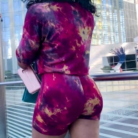 Jiggly ebony candid ass