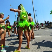 Hot cheeky carnival babe