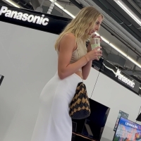 White dress hottie