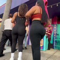 Amusement park Latina babes