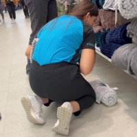 Big booty brunette