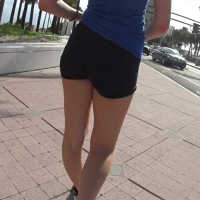 Athletic booty