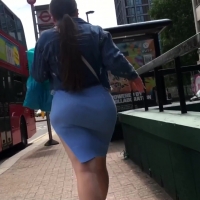 Monster booty in a skirt