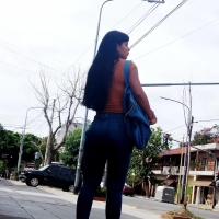 Latina in tight jeans