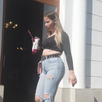 Plump blonde