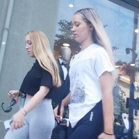 Hot blonde duo