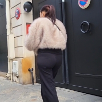 Big booty brunette