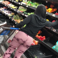 Big booty brunette