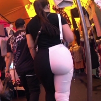 Black and white booty