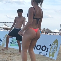 Beach soccer bubble