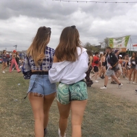 Sexy shorts duo