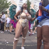 Ebony carnival ass