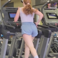 Athletic redhead