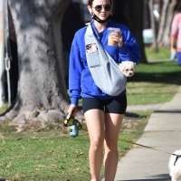 Lucy Hale in spandex