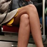 Tons of candid feet and legs