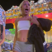 Hot candid boardwalk carnival b...