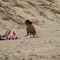 Sexy beach titties