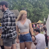 Busty blonde