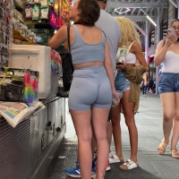 Baby blue booty