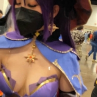 Asian cosplay girl