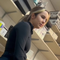 Blonde with a booty