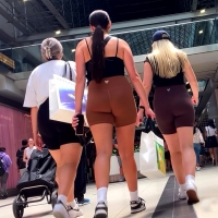 Friends in spandex