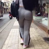 Thick street ass