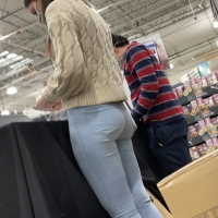 Costco booty in jeans