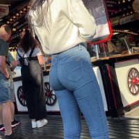 Sweet brunette booty