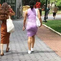 Purple skirt ebony