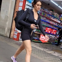 Slim athletic booty
