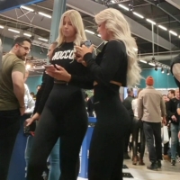 Blonde fitness chicks