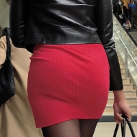Sexy red skirt