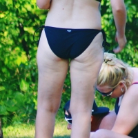 Bikini park girl