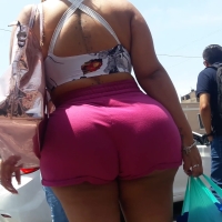 Big ass in pink