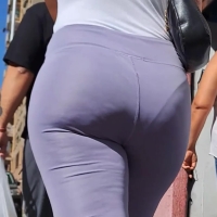 Blonde PAWG vpl