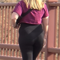 Flared college PAWG