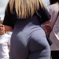 Blonde biker phatty