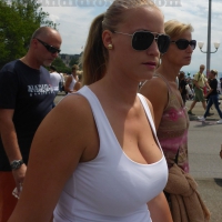 Blonde with big tits